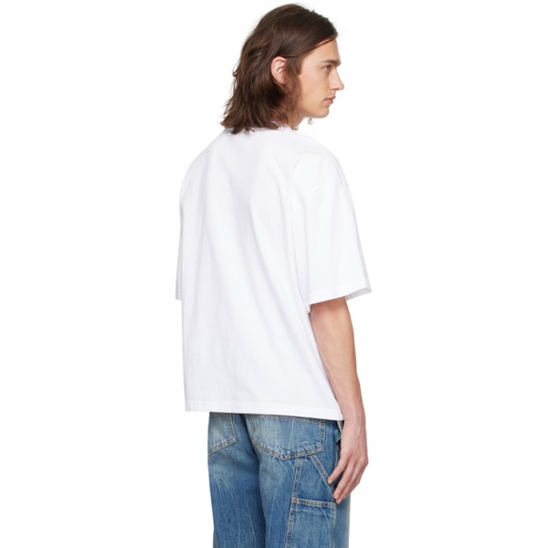  Le PEERE White Joy Boy T-Shirt 241215M213006