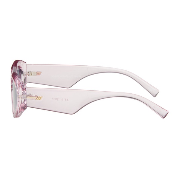  Le Specs Pink Under Wraps Sunglasses 241135F005029