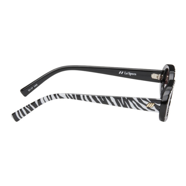 Le Specs Black & White Outta Love Sunglasses 242135F005007