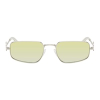 Le Specs Silver Metagalactic Sunglasses 242135F005014