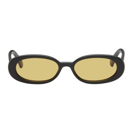 Le Specs SSENSE Exclusive Black Outta Love Sunglasses 242135F005025