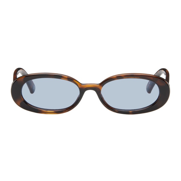  Le Specs SSENSE Exclusive Brown Outta Love Sunglasses 242135F005024
