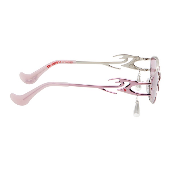  Le Specs Pink Ian Charms 에디트 Edition Daddys Girl Sunglasses 242135F005032