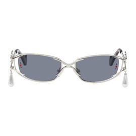 Le Specs Silver Ian Charms 에디트 Edition Daddys Girl Sunglasses 242135F005033