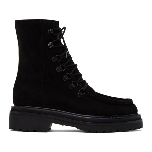  레글레스 Legres Black College Boots 232448F113003