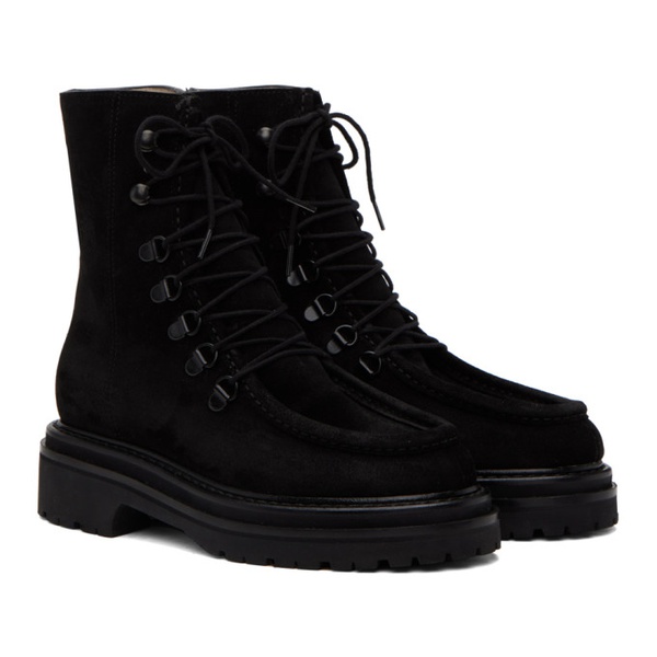  레글레스 Legres Black College Boots 232448F113003