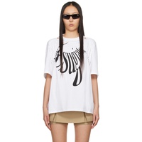 Lesugiatelier White Cutout T-Shirt 241732F110024