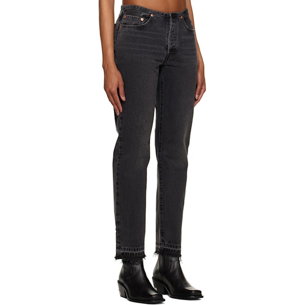  리바이스S Black 501 Mini Waist Jeans 231099F069015