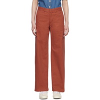 리바이스S Orange Baggy Trousers 231099F087005