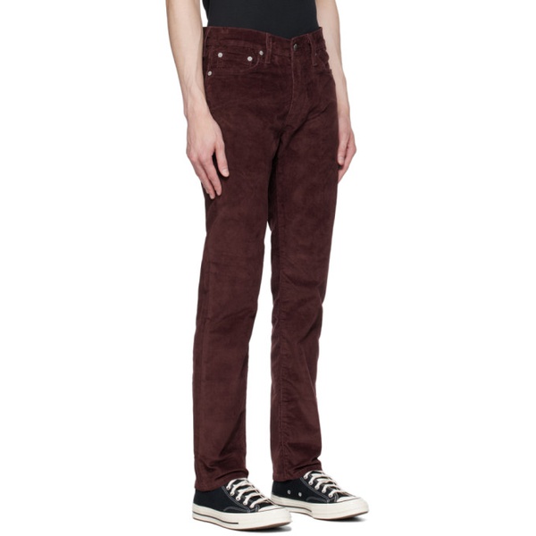  리바이스S Burgundy 511 Slim Trousers 232099M186036