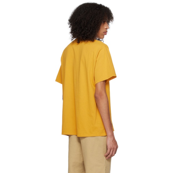  리바이스S Yellow Crewneck T-Shirt 231099M213003