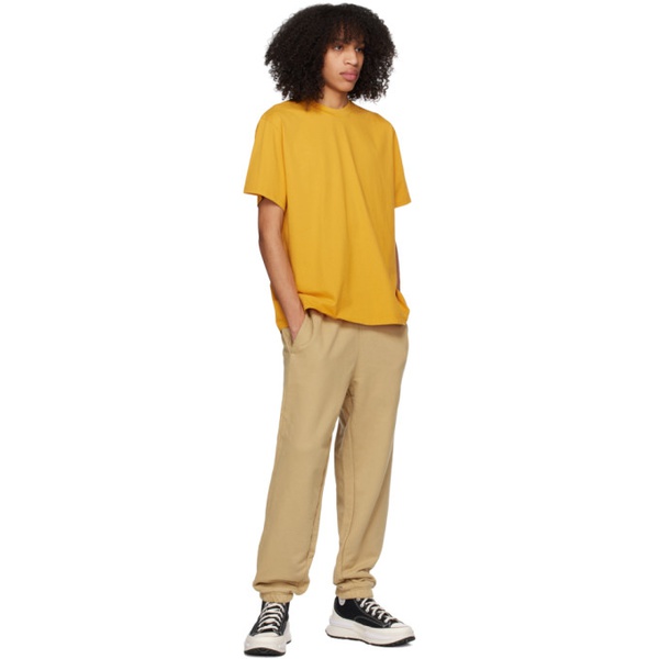  리바이스S Yellow Crewneck T-Shirt 231099M213003