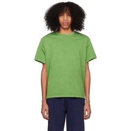 리바이스S Green Crewneck T-Shirt 231099M213004