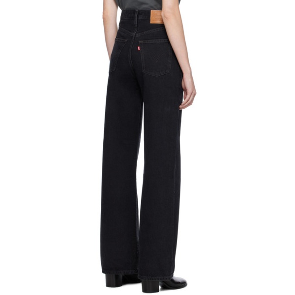  리바이스S Black Ribcage Wide Leg Jeans 232099F069016