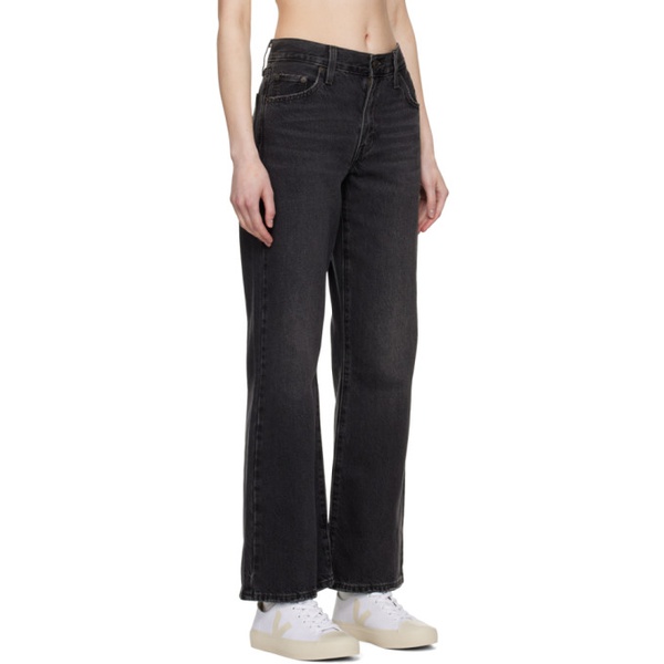  리바이스S Black Relaxed-Fit Jeans 231099F069029