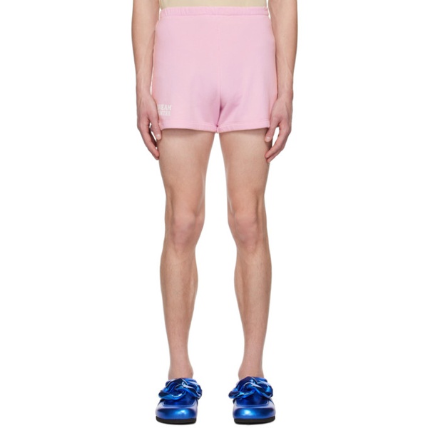  리버럴 유스 미니스트리 Liberal Youth Ministry SSENSE Exclusive Pink Dream Center Shorts 231574M193004