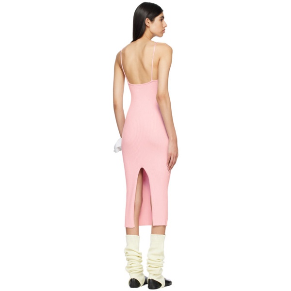  라이브 더 프로세스 Live the Process Pink Pillar Midi Dress 231071F054001