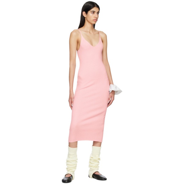  라이브 더 프로세스 Live the Process Pink Pillar Midi Dress 231071F054001
