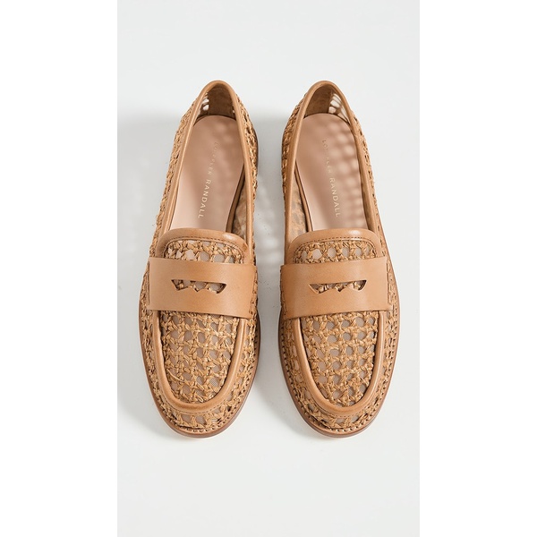  Loeffler Randall Rachel Crochet Raffia Loafers LOEFF42274