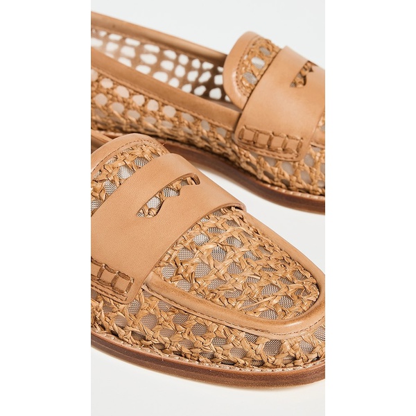  Loeffler Randall Rachel Crochet Raffia Loafers LOEFF42274