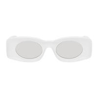 로에베 LOEWE White Paulas Ibiza Sunglasses 232677M134046