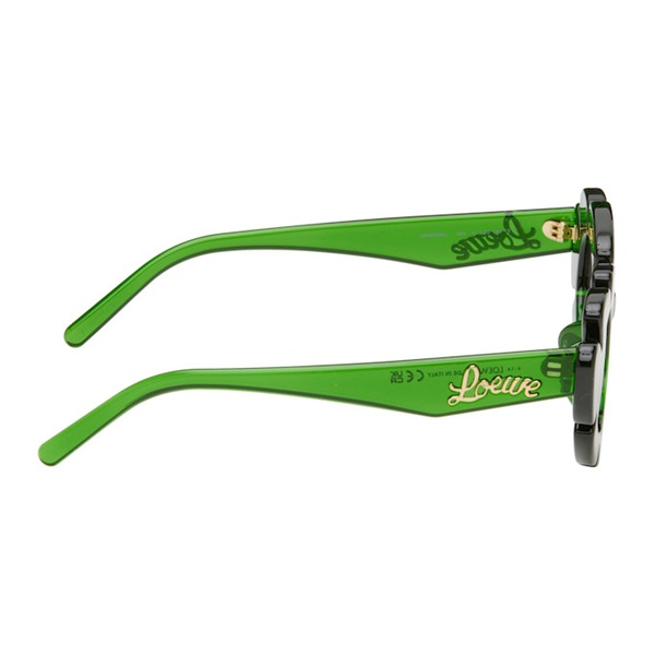 로에베 로에베 LOEWE Green Flower Sunglasses 242677M134060