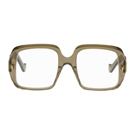 로에베 LOEWE Khaki Anagram Glasses 242677M133013