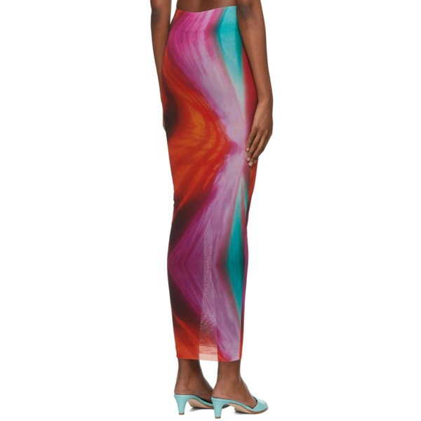  루이자 벨로 Louisa Ballou Multicolor Polyester Maxi Skirt 221348F093002