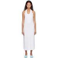 루루 스튜디오 Loulou Studio White Neami Midi Dress 231473F054022