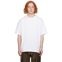 Lownn White Crewneck T-Shirt 232025M213002