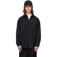 Lownn Black Layered Shirt 241025M192001