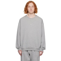 Lownn Gray Crewneck Sweatshirt 232025M204000