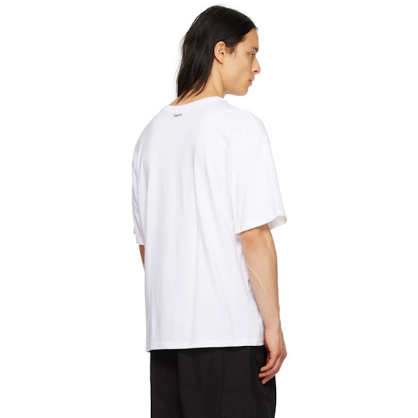  Lownn White Crewneck T-Shirt 231025M213001