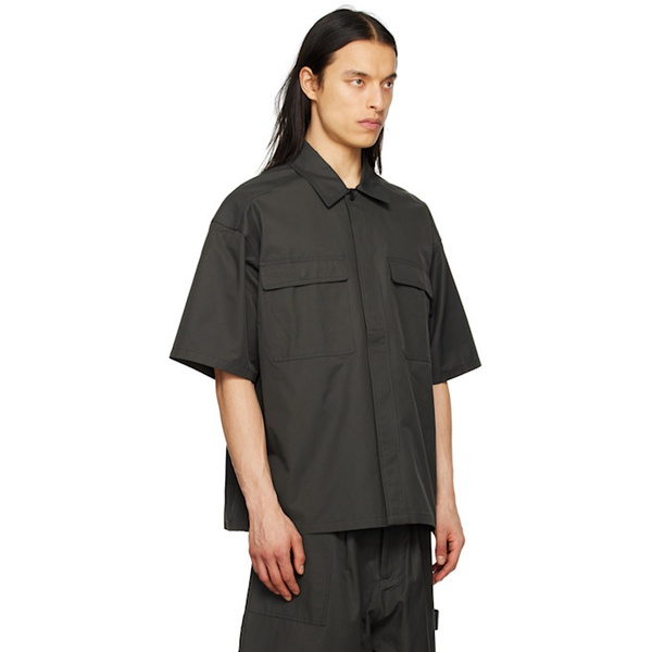  Lownn Gray Workwear Shirt 231025M192004
