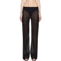 루도빅 드 생 세르넹 Ludovic de Saint Sernin Black Mermaid Trousers 241388F087003