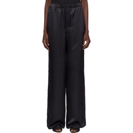 루도빅 드 생 세르넹 Ludovic de Saint Sernin Black Elasticized Waistband Trousers 241388F087001