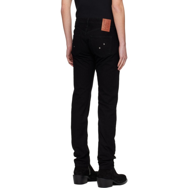  루도빅 드 생 세르넹 Ludovic de Saint Sernin Black Lace Up Jeans 241388M186000