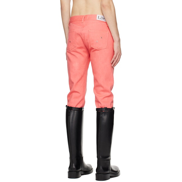  루도빅 드 생 세르넹 Ludovic de Saint Sernin Pink Lace-Up Jeans 231388M186000