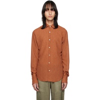 루도빅 드 생 세르넹 Ludovic de Saint Sernin Orange Slim Shirt 222388M192001