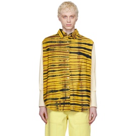 Lukhanyo Mdingi Yellow Gill Shirt 231048M192000