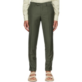 Lukhanyo Mdingi SSENSE Exclusive Green Wool Trousers 221048M191016
