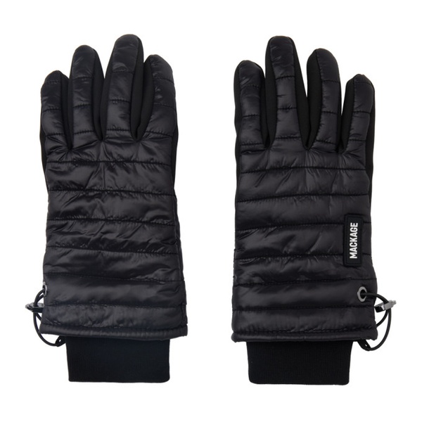  맥케이지 MACKAGE Black Alfie Re-Stop Gloves 232015M135001