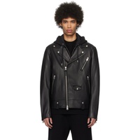 맥케이지 MACKAGE Black Magnus-CN Leather Jacket 241015M181003