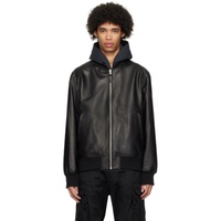 맥케이지 MACKAGE Black Easton Reversible Leather Jacket 241015M181002