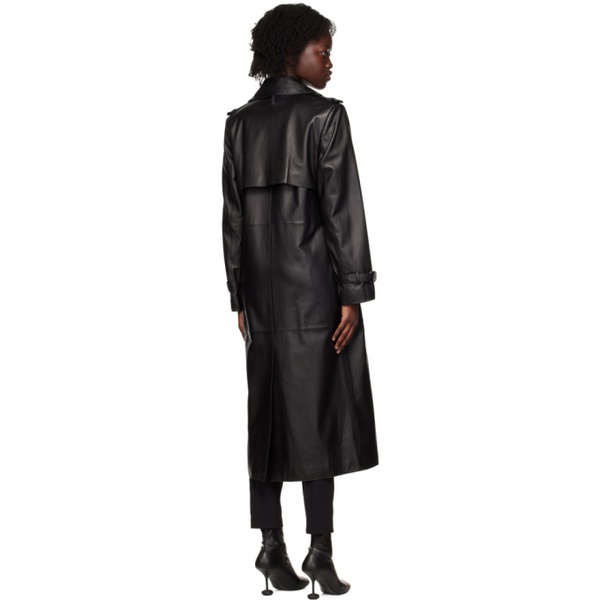  맥케이지 MACKAGE Black Gael-Z Leather Jacket 222015F067001