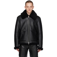 맥케이지 MACKAGE Black Kristian Leather Jacket 232015M181000