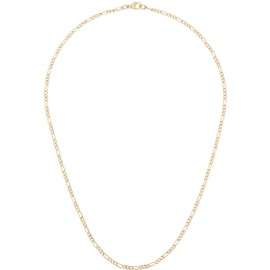 MAPLE Gold Figaro Chain Necklace 241073M145000