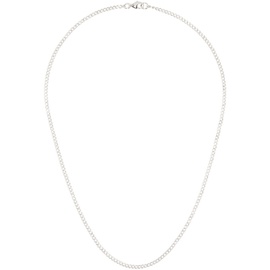 MAPLE Silver Curb Chain 4mm Necklace 241073M145002