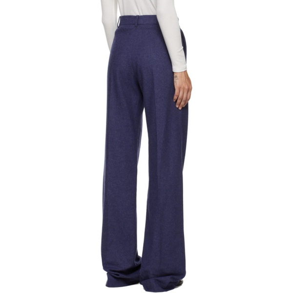  MARIE ADAM-LEENAERDT Blue Classic Trousers 241808F087004