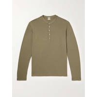 마시모 알바 MASSIMO ALBA Cotton and Cashmere-Blend Henley T-Shirt 1647597307030860